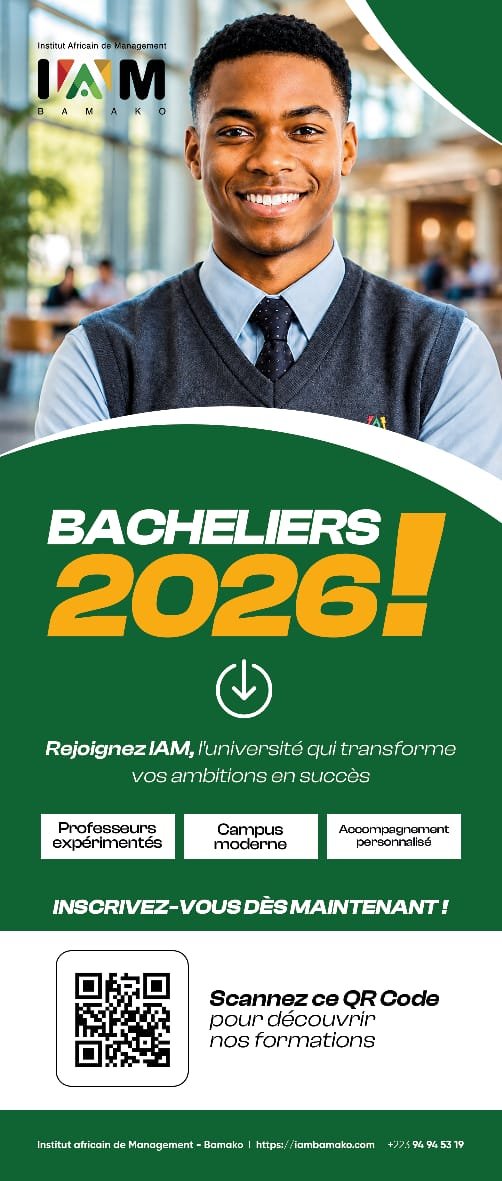 Kakemono IAM Bacheliers 2026 — visuel 1